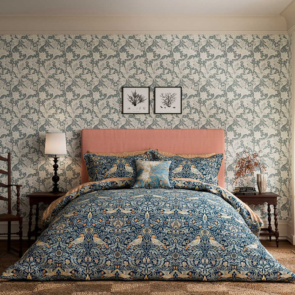 Morris & Co X Emery Walker Bird Duvet Cover Set